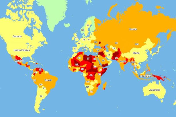 Top 10 Most Dangerous Countries To Visit