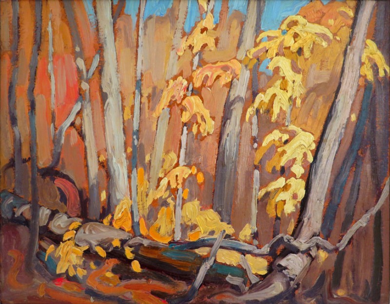 Autumn Woodland By Lawren S. Harris, Oil Painting