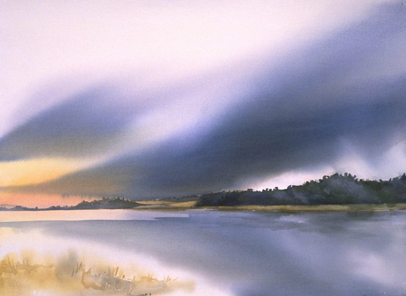 Before The Storm By Birgit O'Connor, Watercolor
