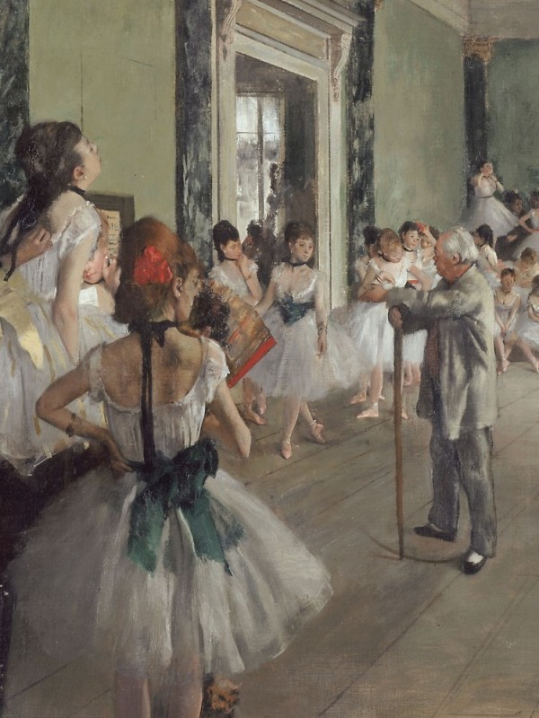 La Classe De Danse By Edgar Degas, Oil Painting