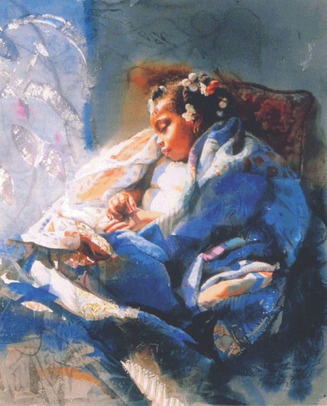 Lily Sleeping By Mary Whyte