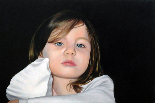 Maria By Edna Schonblum, Oil Painting