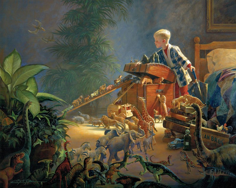 Noah's Ark By Greg Olsen, Oil Painting