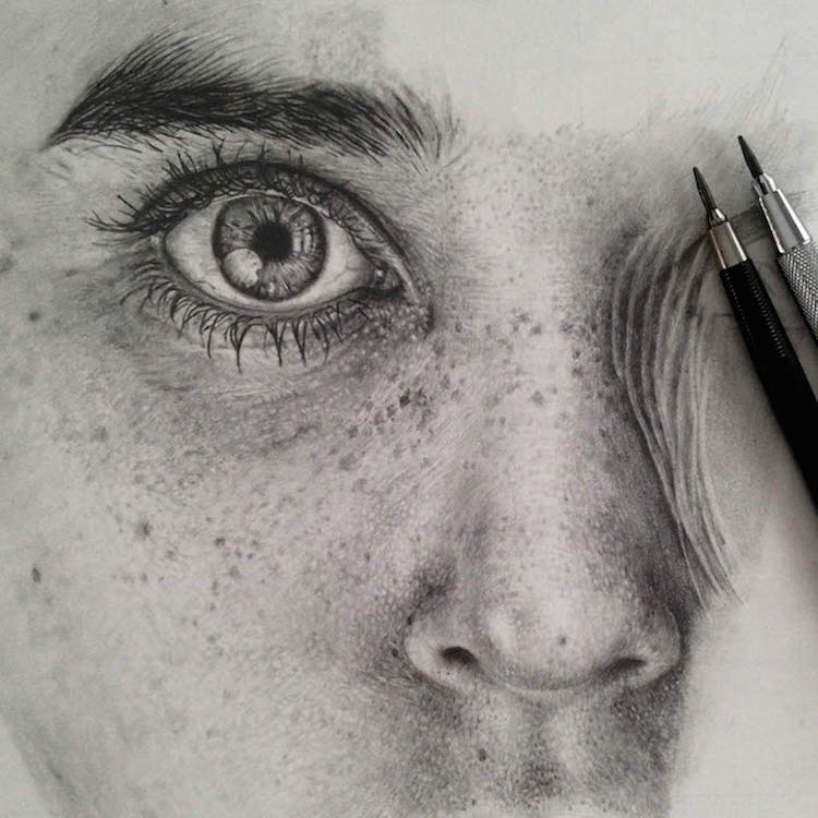 Pencil Drawing By Monica Lee