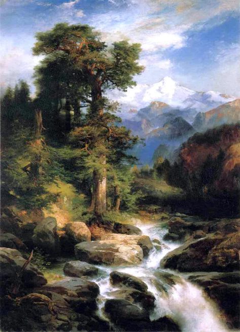 Solitude By Thomas Moran, Oil Painting