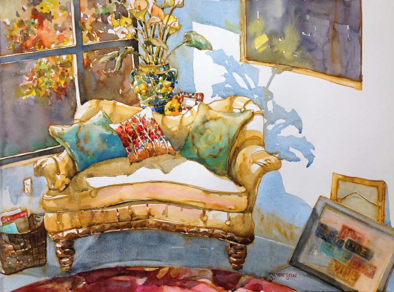 The Nook By Brenda Swenson, Watercolor Painting
