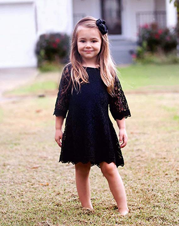 CVERRE Flower Girl Lace Dress Country Dresses Sleeves 1-6 7-16 