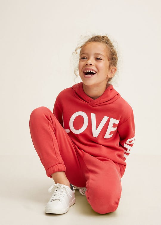 Love Cotton Jogging Trousers By Mango