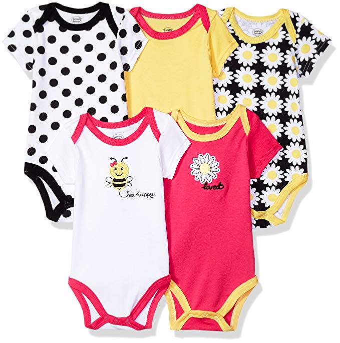 Luvable Friends Baby Cotton Bodysuits