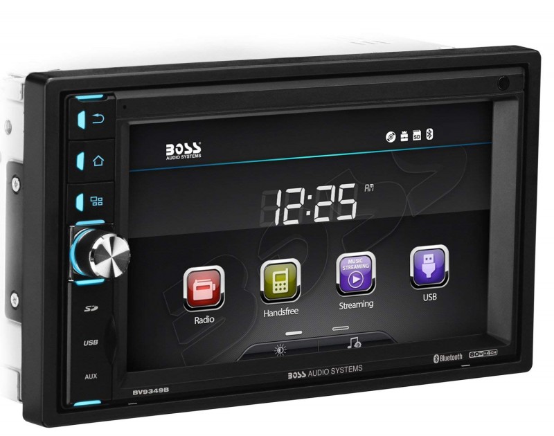 BOSS Audio BV9349B Touchscreen, Bluetooth, MP3/USB/SD AM/FM Receiver, 6.2-Inch Digital LCD Monitor, Wireless Remote (NO CD/DVD) 