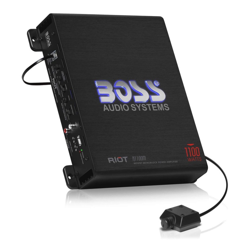RIOT 1100 Watts, Mosfet Monoblock Power Amplifier R1100M By BOSS Audio Systems