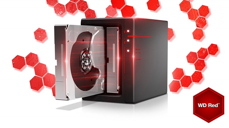 WD Red 4TB NAS Hard Disk Drive - 5400 RPM Class SATA 6 GB/S 64 MB Cache 3.5-Inch - WD40EFRX 