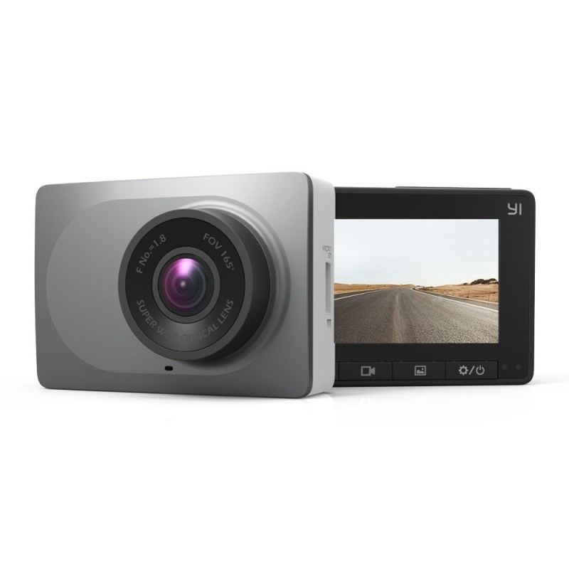YI 2.7-Inch Screen Full HD 1080P Dashboard Camera, Car DVR Vehicle Dash Cam with G-Sensor, WDR, Loop Recording, Grey 