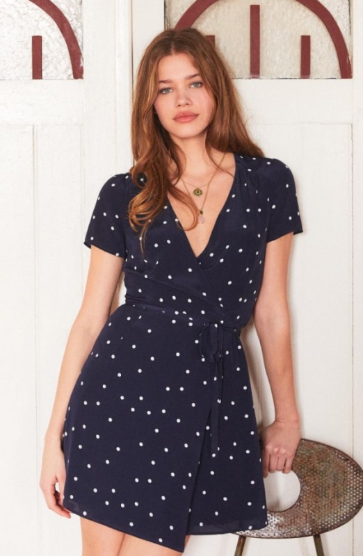 Anastasia Silk Wrap Dress