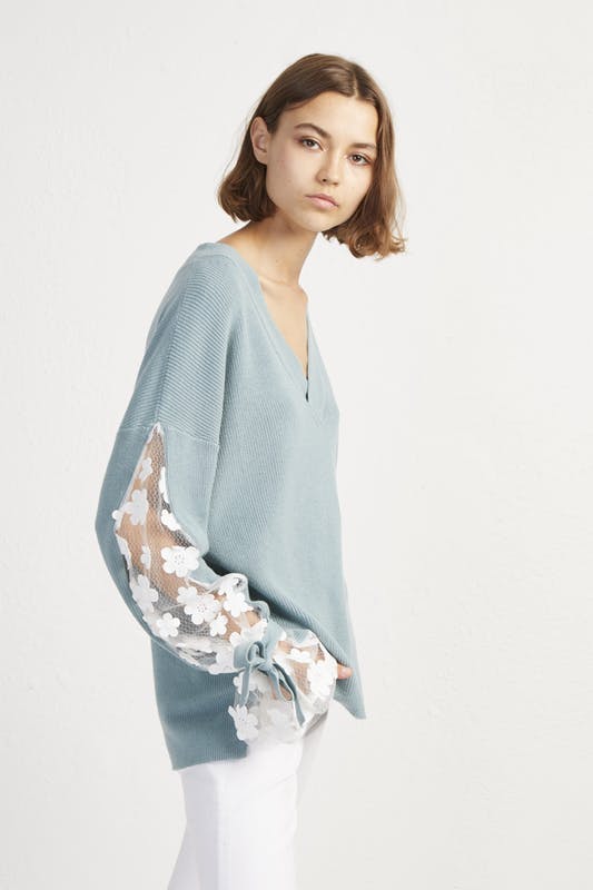 Caballo Lace Knit Jumper By French 