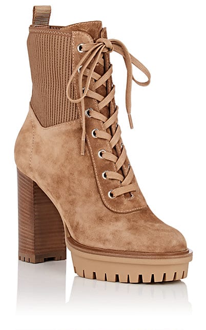 Gianvito Rossi Martis Suede Ankle Boots 