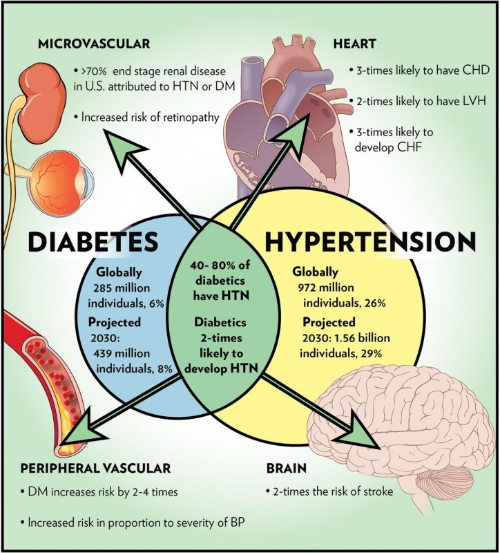 How Are Diabetes And Hypertension Linked?