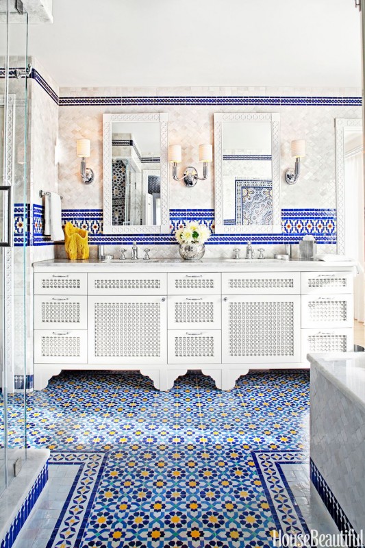 12 Beautiful Blue Bathrooms That Feel Refreshing And Serene