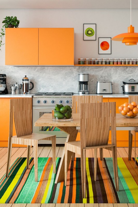 7 Must-See Orange Kitchens For Every Style