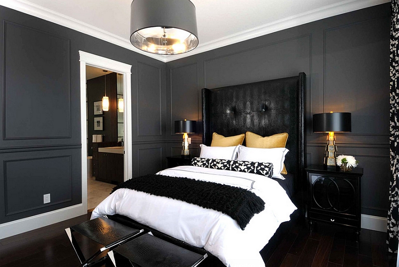 Bold Black And White Bedrooms