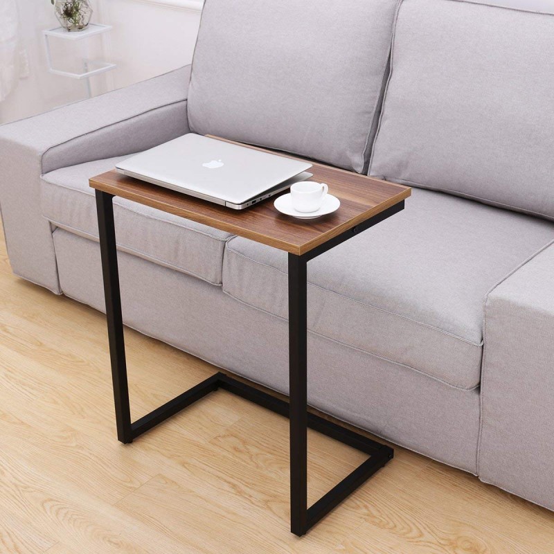 HomeMaxs Sofa Side End Table C Table Multiple Stand 26-Inch for Small Space 