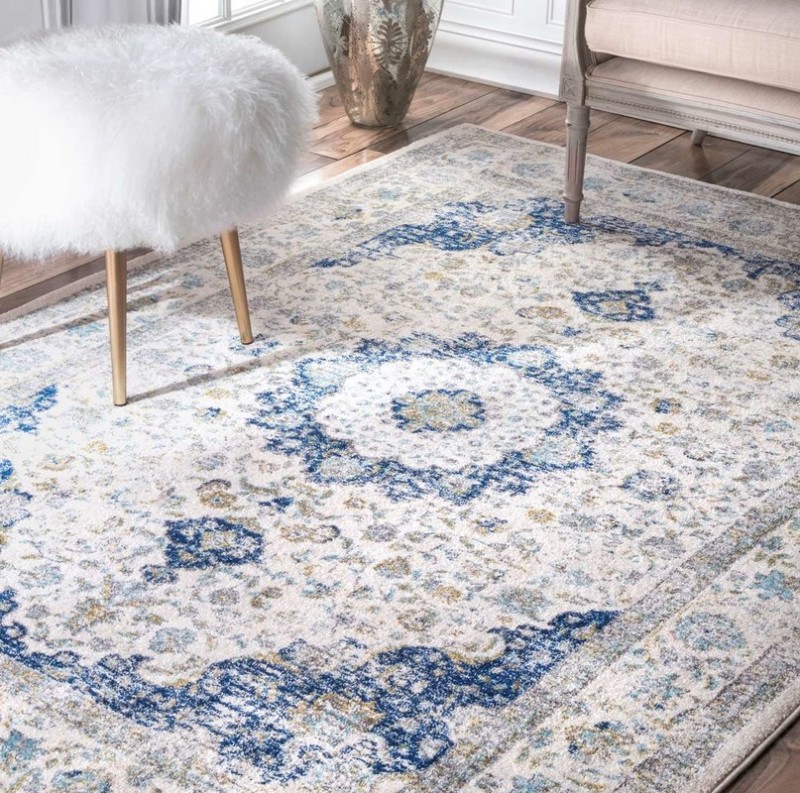 Hosking Doylestown Blue Area Rug