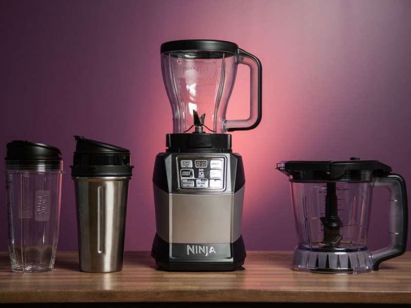 SharkNinja Blender Duo with Auto iQ, Silver/Black (Refurbished) 