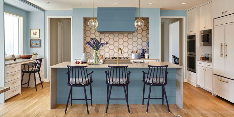 The 30 Most Comforting Blue Kitchens We've Ever Seen