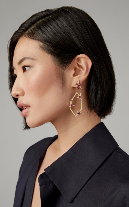 Carol Kauffmann Galactic Drop Earrings