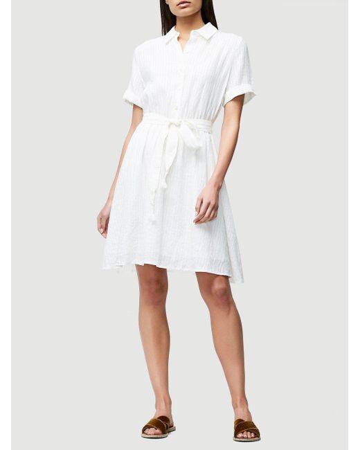 Frame Belted Linen Dress