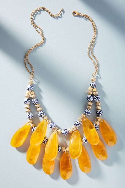 Golden Hour Bib Necklace