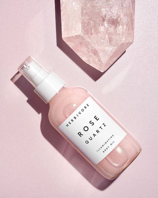 Rose Quartz Illuminating Body Oil by Herbivore Botanicals