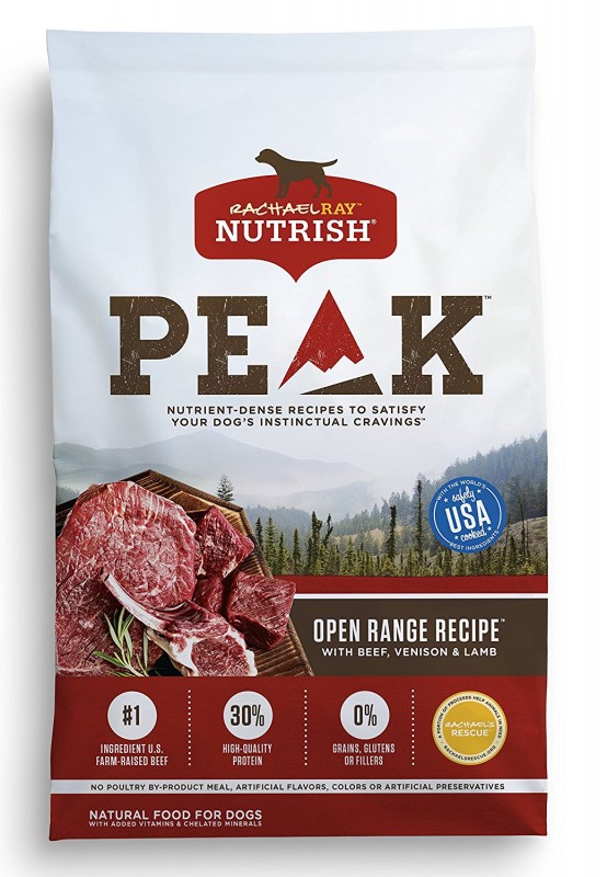 Rachael Ray Nutrish PEAK Natural Grain Free Dry Dog Food 