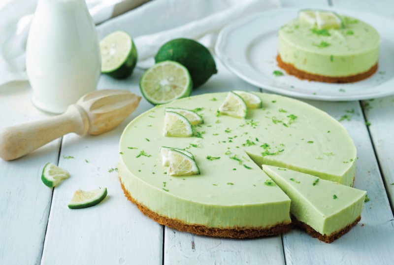 Avocado Lime Cheesecake