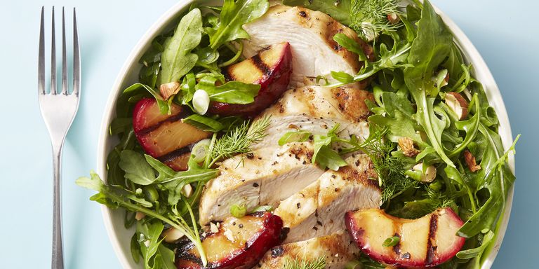 Chicken and Red Plum Salad