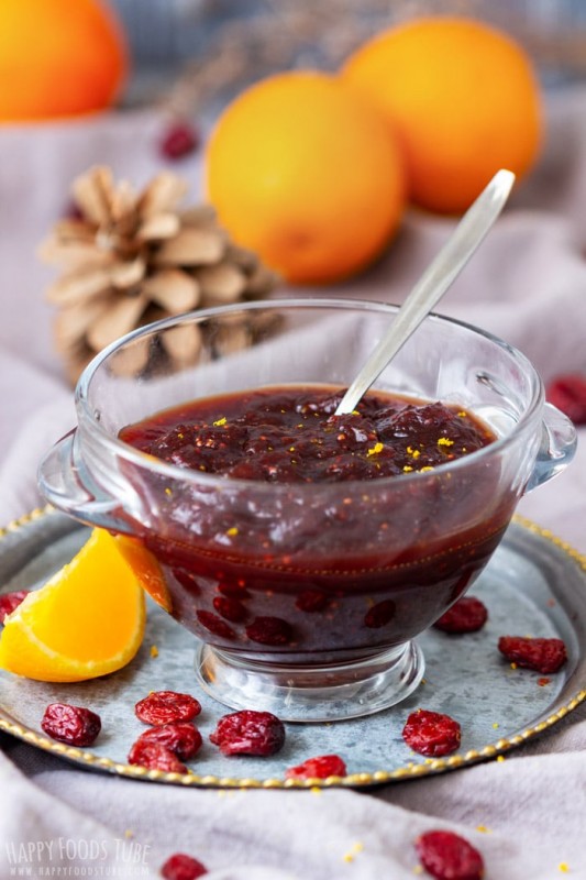 Instant Pot Cranberry Sauce with Dried Cranberries