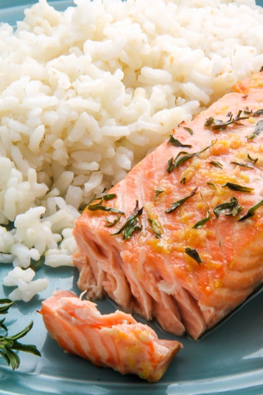 Lemon, Garlic and Thyme Baked Salmon Recipes