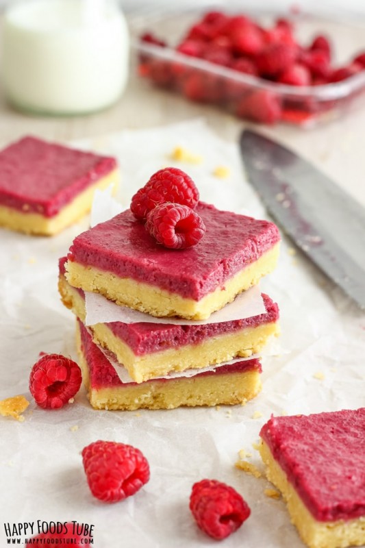Raspberry Almond Bars