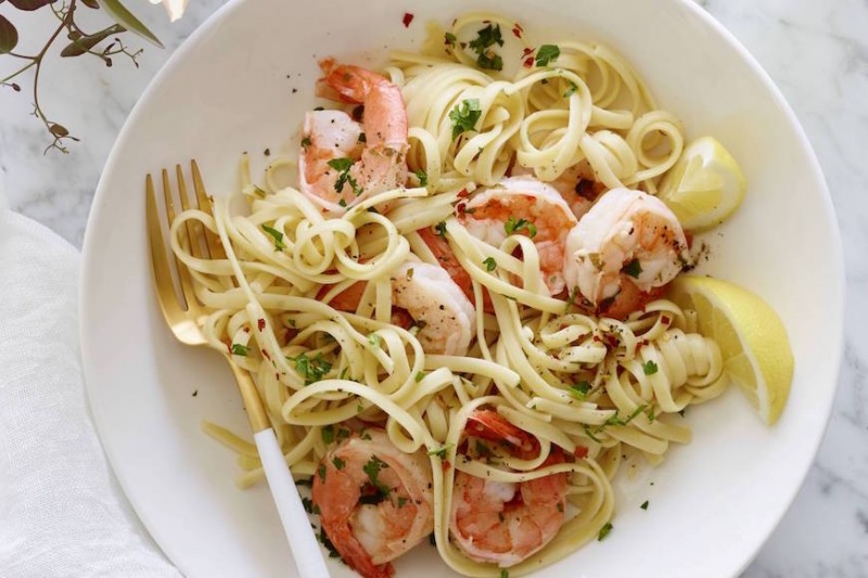 Shrimp Scampi with Pasta