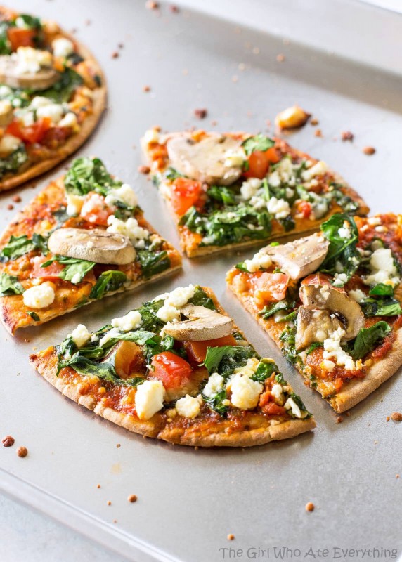 Spinach and Feta Pita Bake