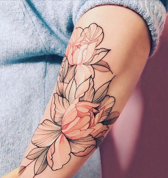 30 Beautiful Flower Tattoo Ideas  Lavender Arm Tattoo I Take You   Wedding Readings  Wedding Ideas  Wedding Dresses  Wedding Theme