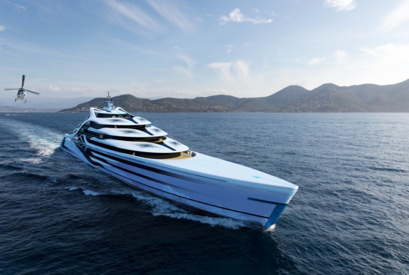 574-Foot-Long Superyacht Design Concept Features Radical Hydrogen Propulsion