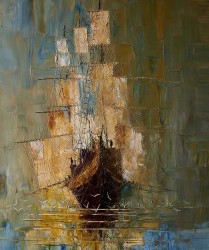 Acrylic Painting By Justyna Kopania