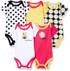 Luvable Friends Baby Cotton Bodysuits