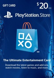 PlayStation Store 20 $ Gift Card - PS3/ PS4/ PS Vita - Digital Code