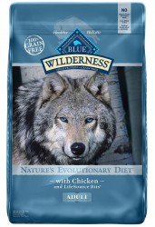 Blue Buffalo Wilderness High Protein Grain Free, Natural Adult Dry Dog Food, Chicken 24-lb 