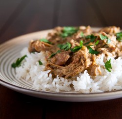 Chicken Marsala Over White Rice