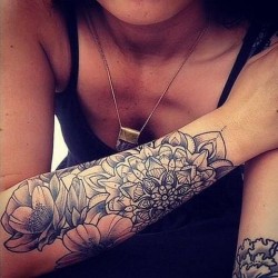 Mandala Arm Tattoo For Women