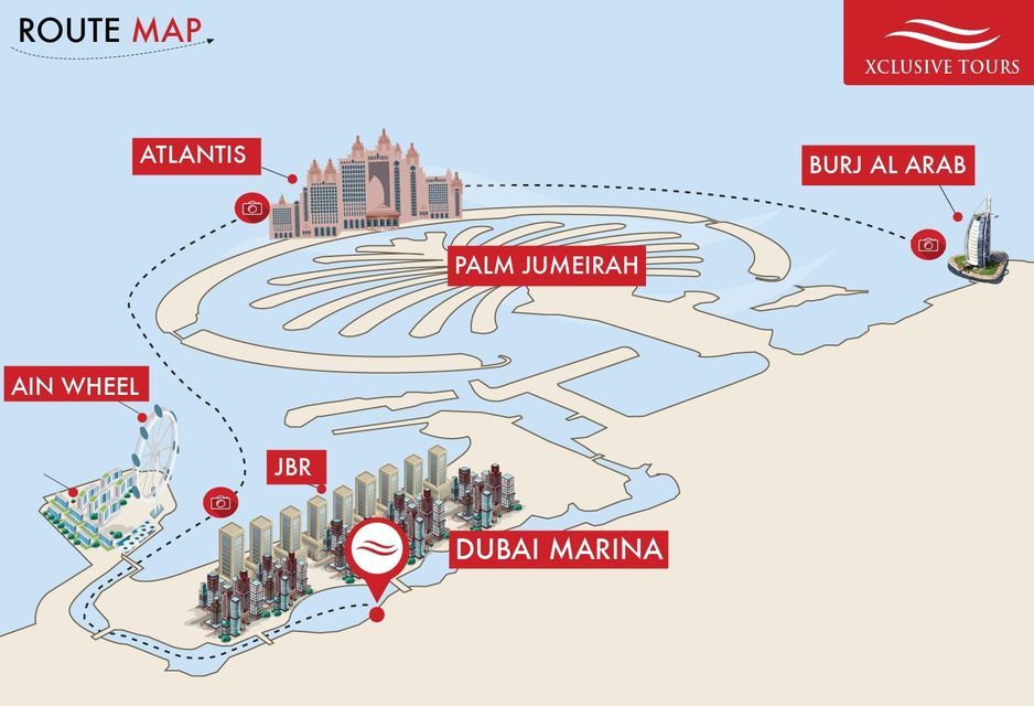 Dubai Speedboat Tour: Marina, Atlantis, Palm & Burj Al Arab