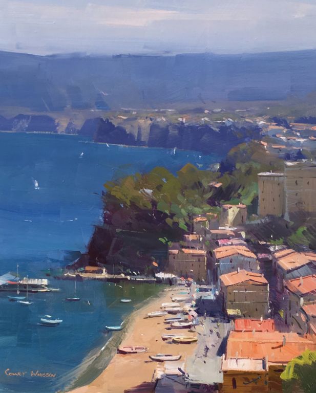 Marina Grande By Colley Whisson, Oil Painting